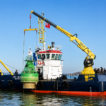 HEILA HLM fully foldable telescopic marine crane