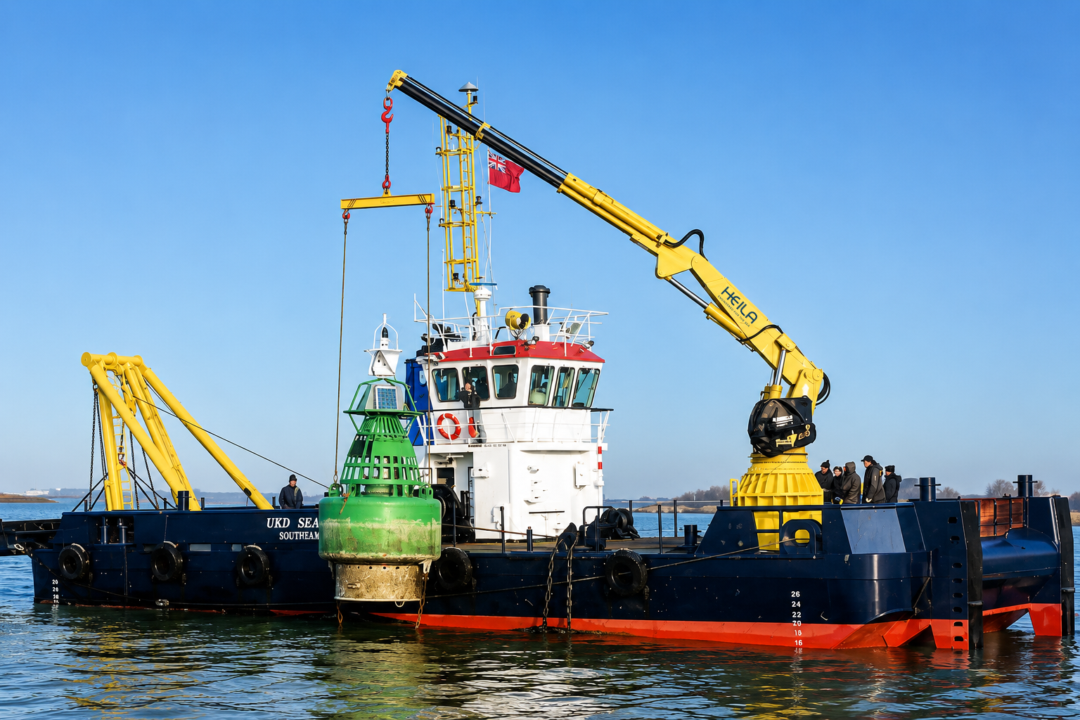 HEILA HLM foldable telescopic crane, the series used in this load chart comparison