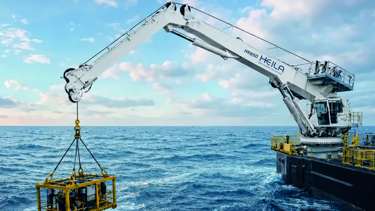 HEILA HR heavy-duty marine crane