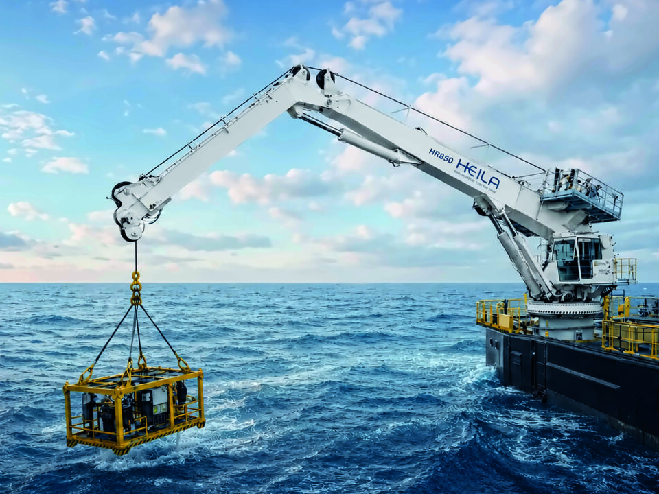 HEILA HR heavy-duty marine crane