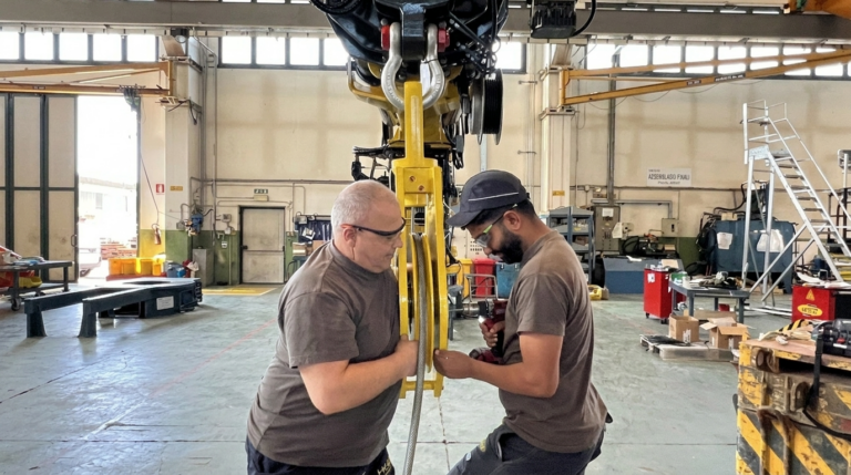 HEILA marine crane - heila real installation
