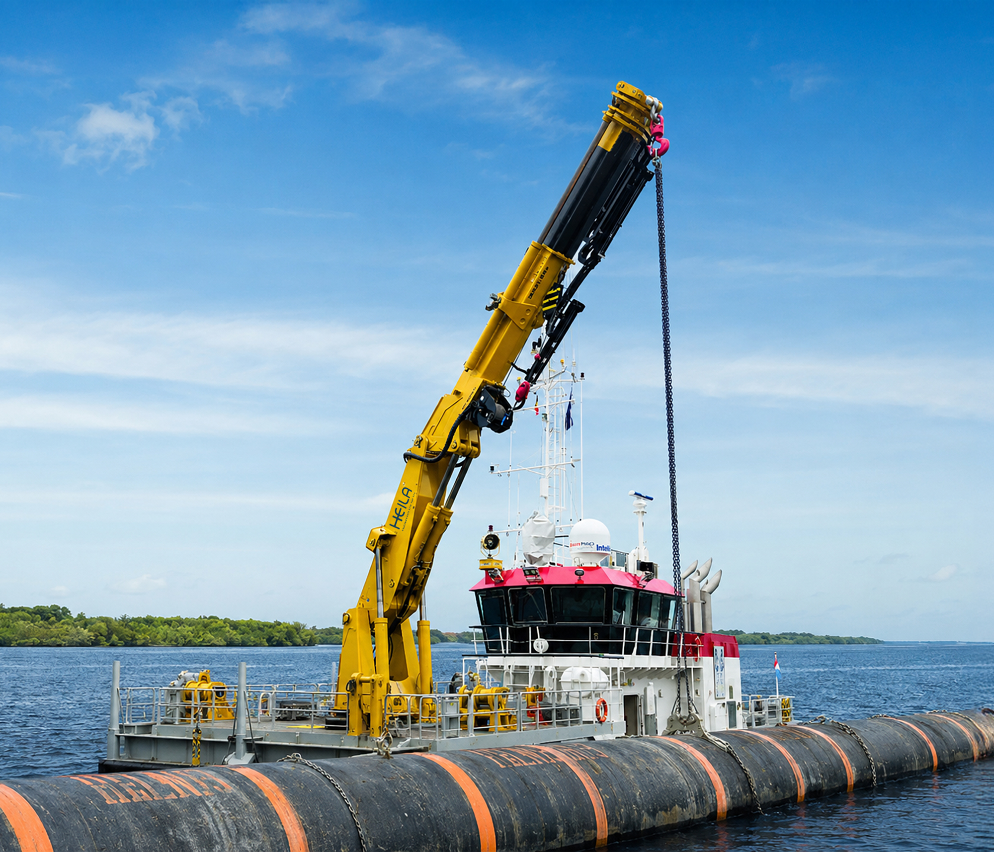 HEILA HLRM knuckle telescopic marine crane