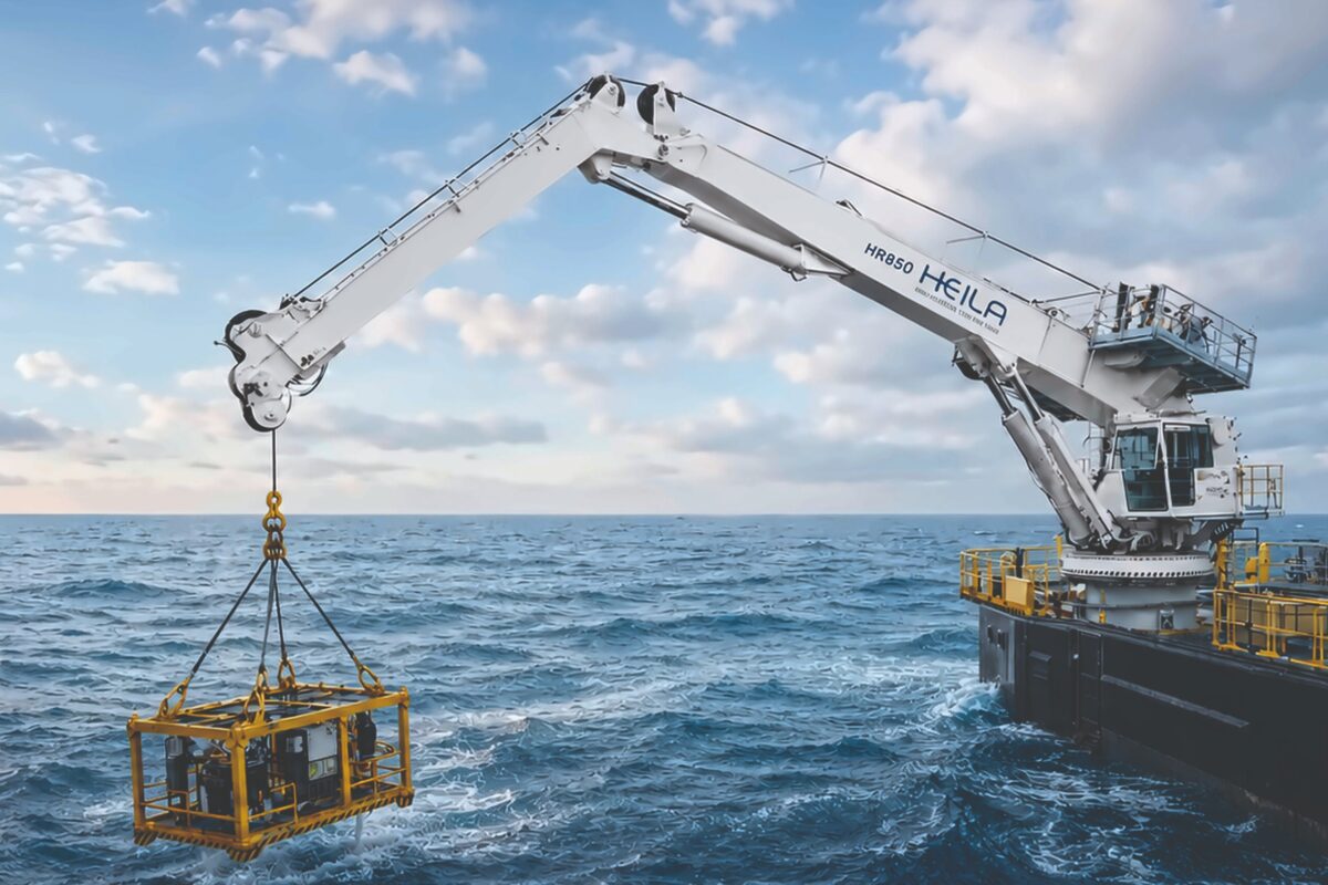 HEILA HR heavy-duty marine crane
