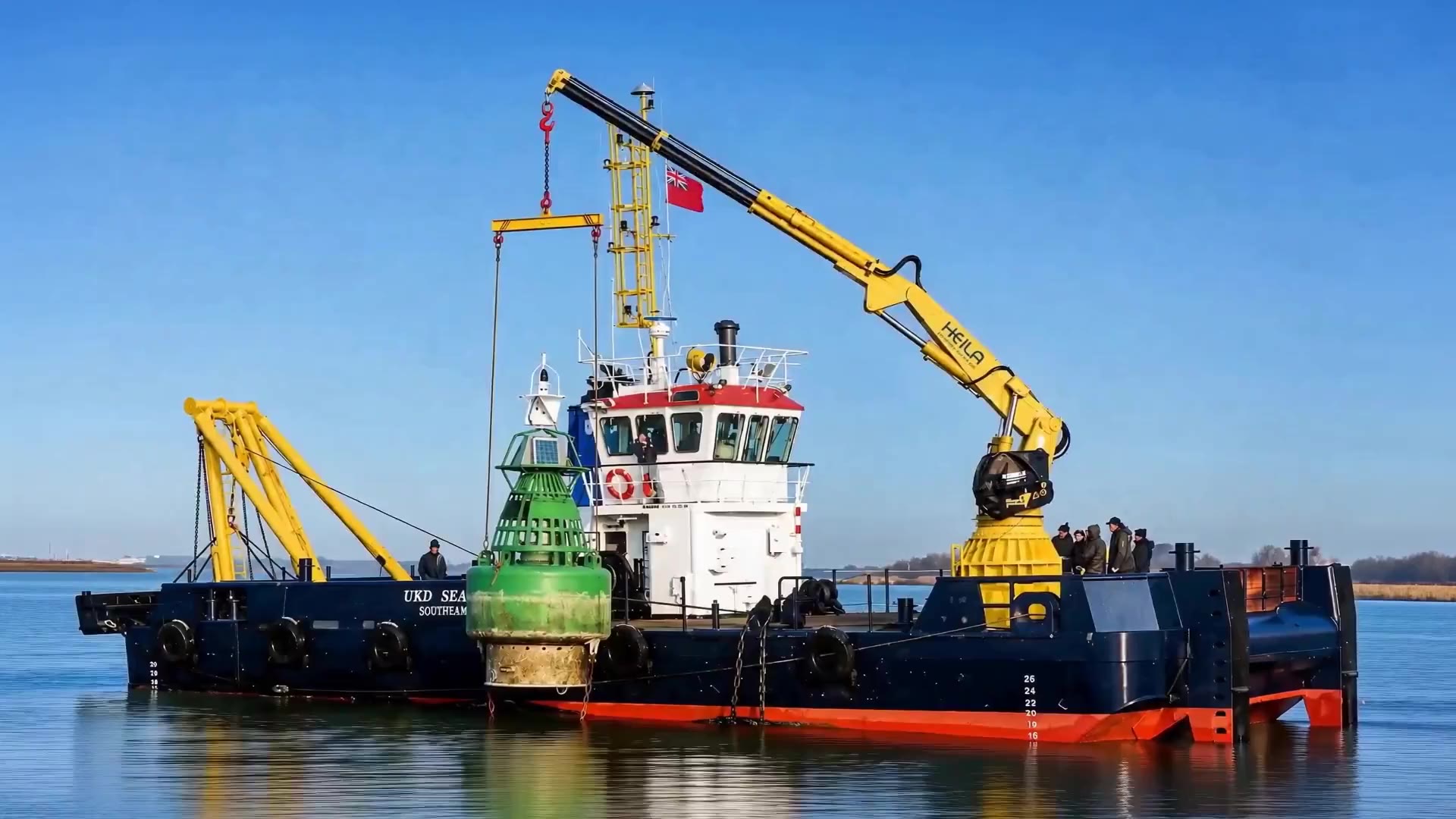 HEILA marine crane in operation - contacts page header