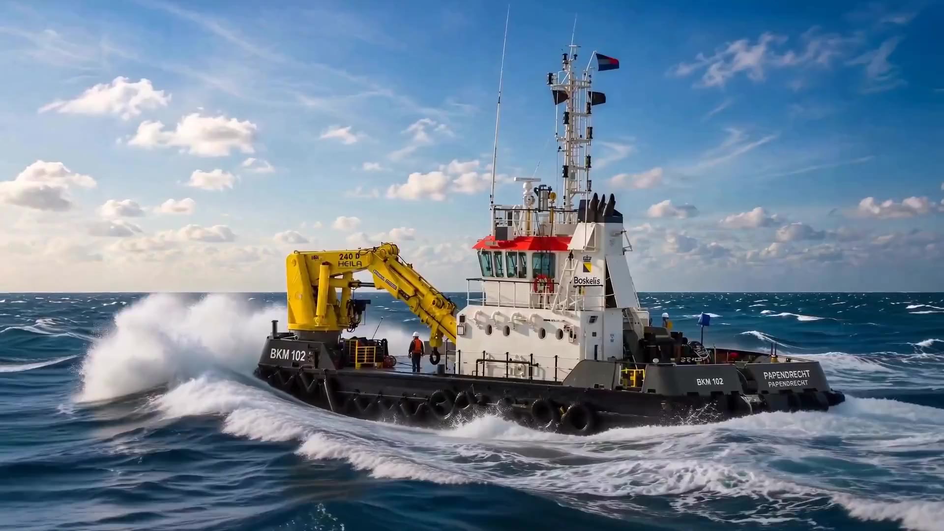 HEILA marine crane in operation - products page header