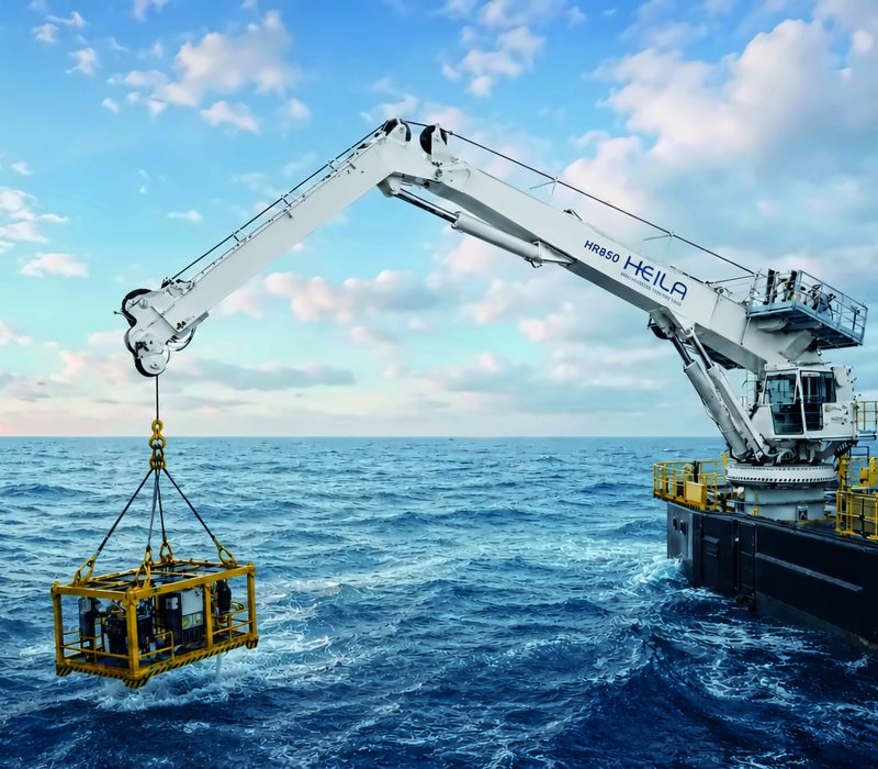 HEILA HR heavy-duty marine crane